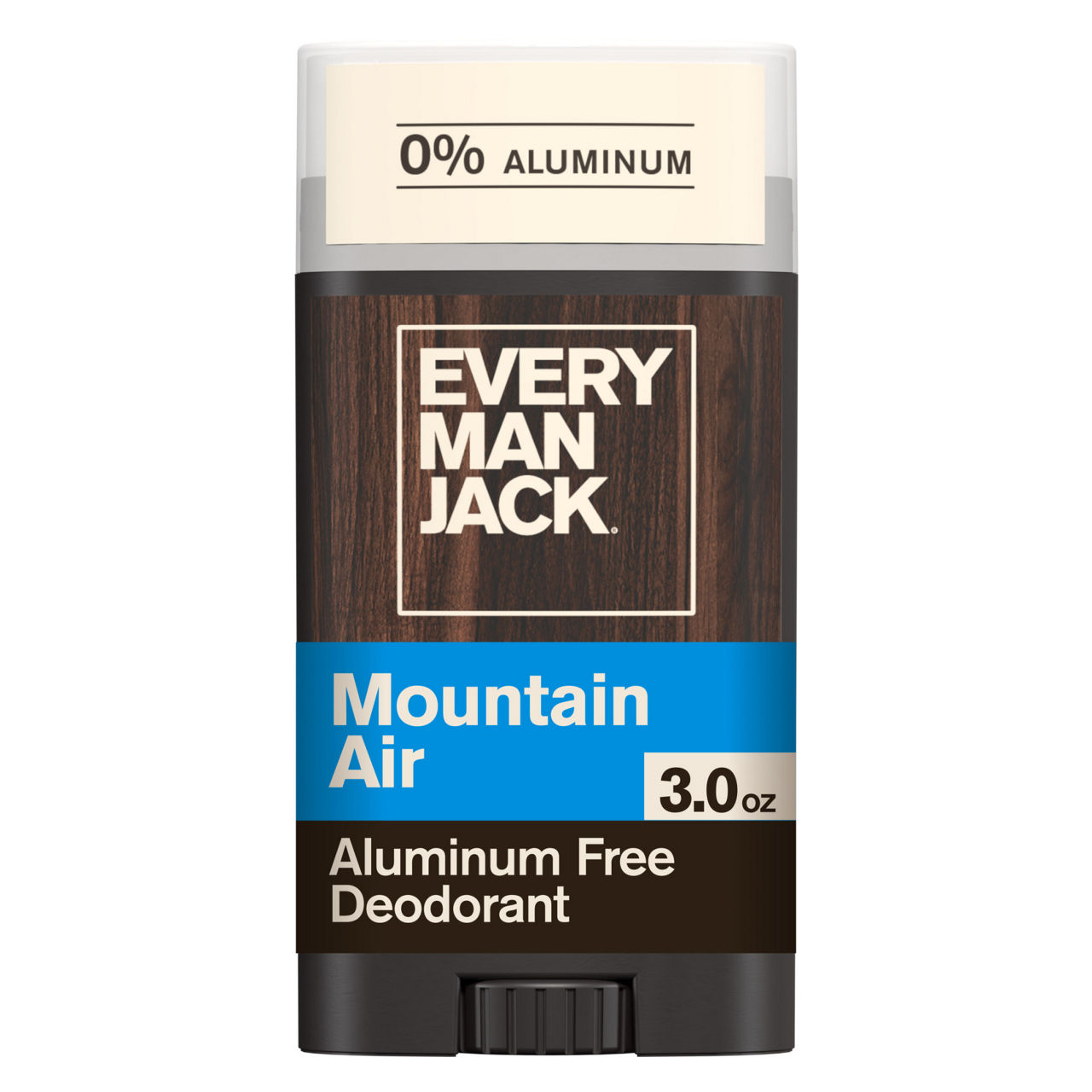 Every Man Jack Mountain Air Aluminum-Free Deodorant for Men, Naturally Derived, 3 oz