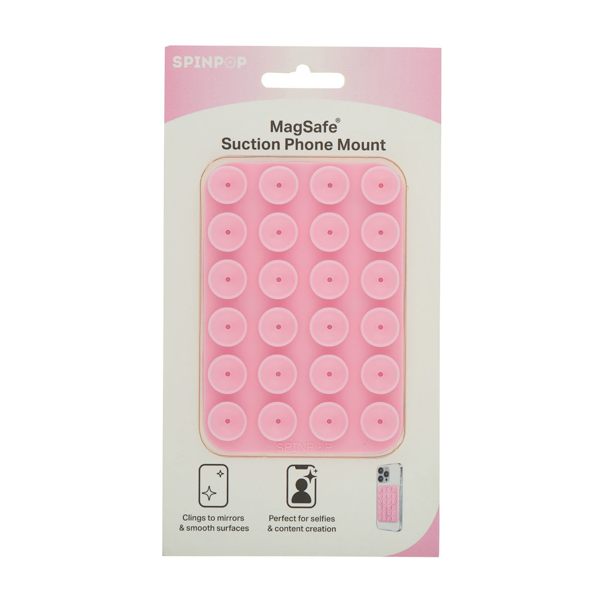Spinpop Pink Magnetic Phone Grip