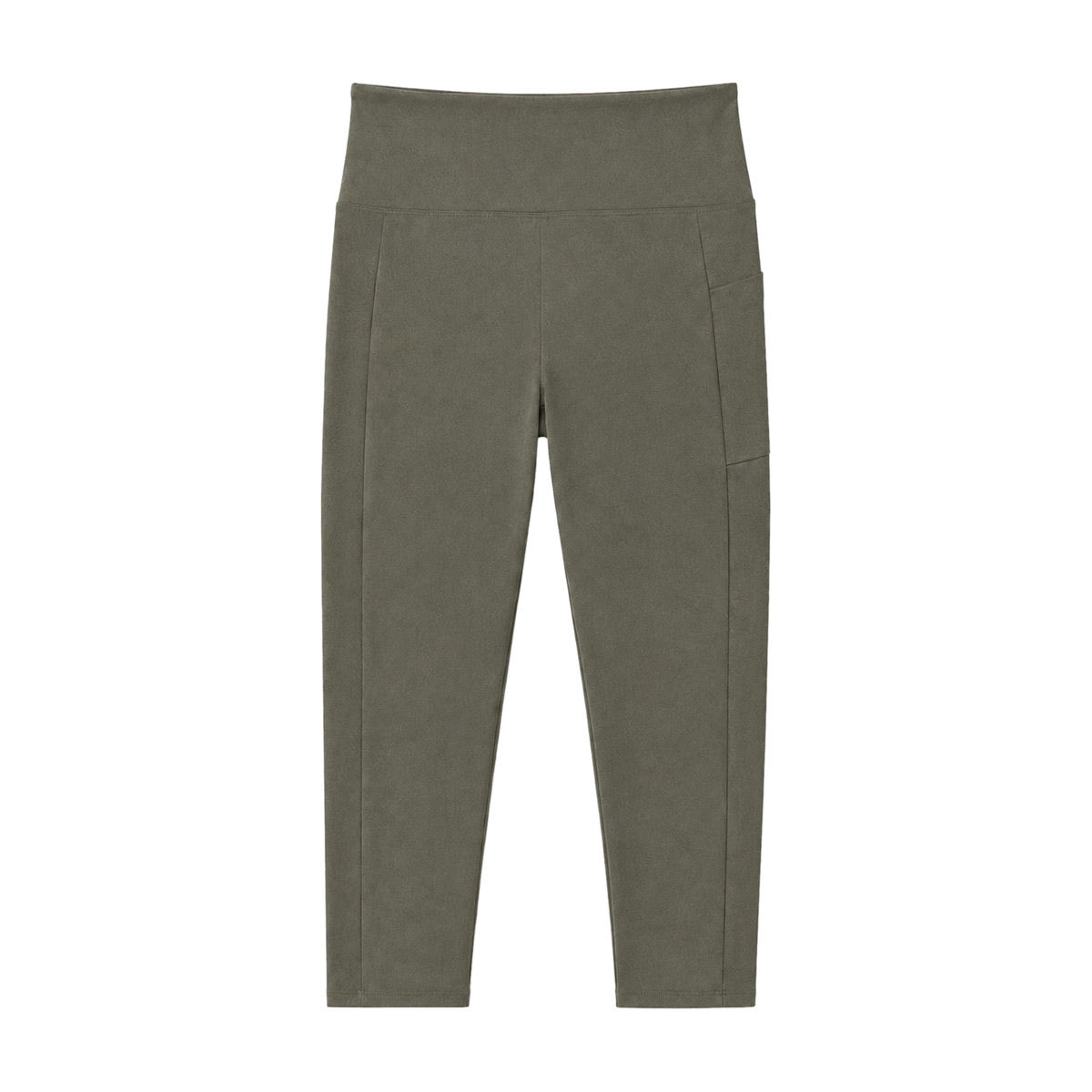 Women's Active Leggings, Green, Full Length, Large