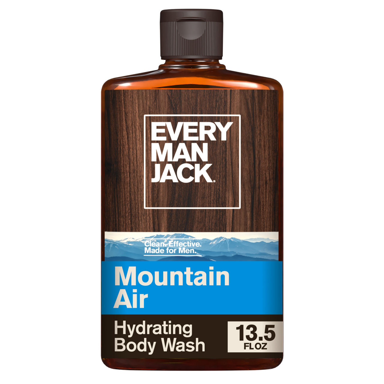 Every Man Jack Mountain Air Hydrating Body Wash for Men, Naturally Derived, 13.5 fl. oz