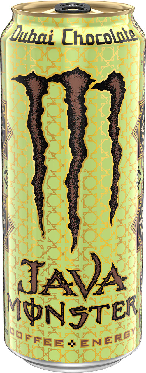 Monster Energy Java, Dubai Chocolate, Energy + Coffee, Energy Drink, 16 Fl Oz