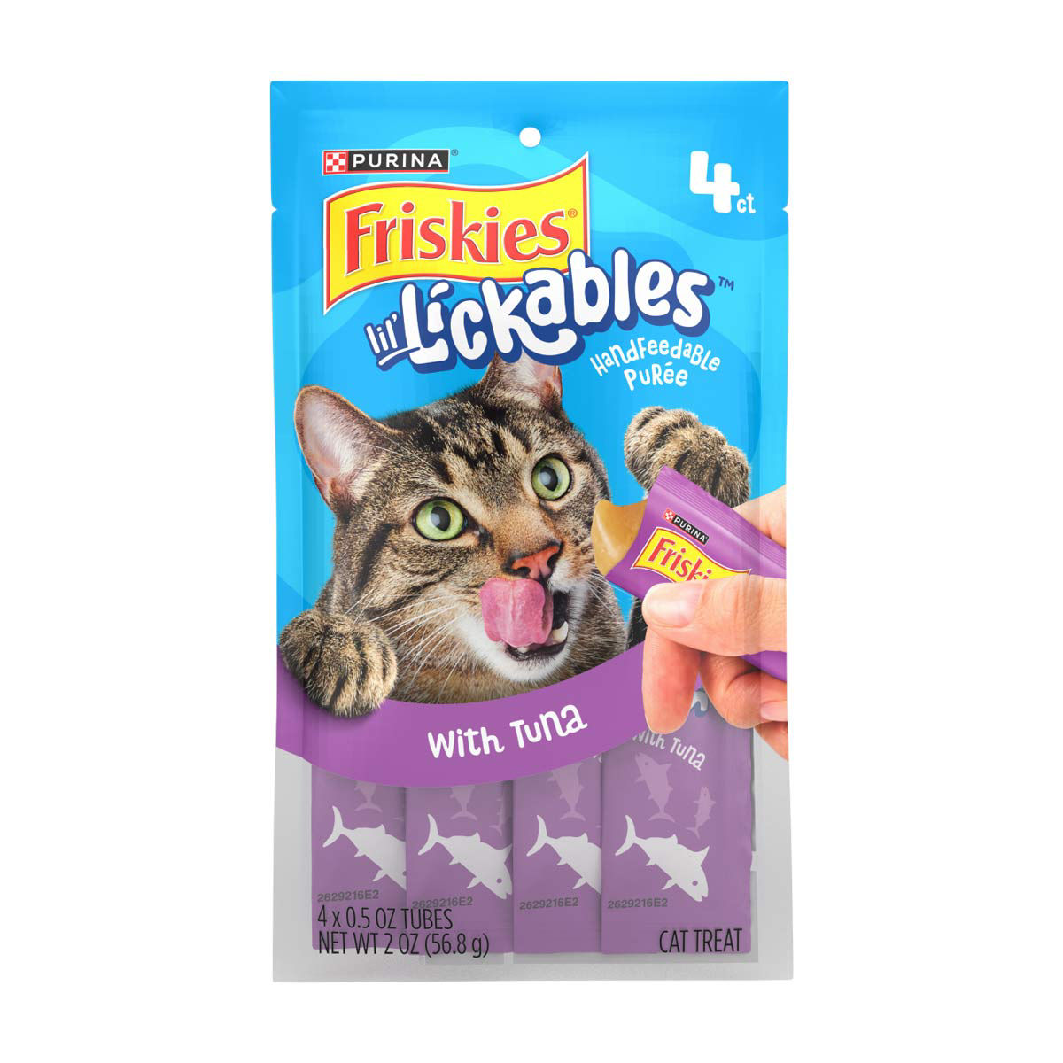 Purina Friskies lil’ Lickables With Tuna Lickable Cat Treats - 4 Count