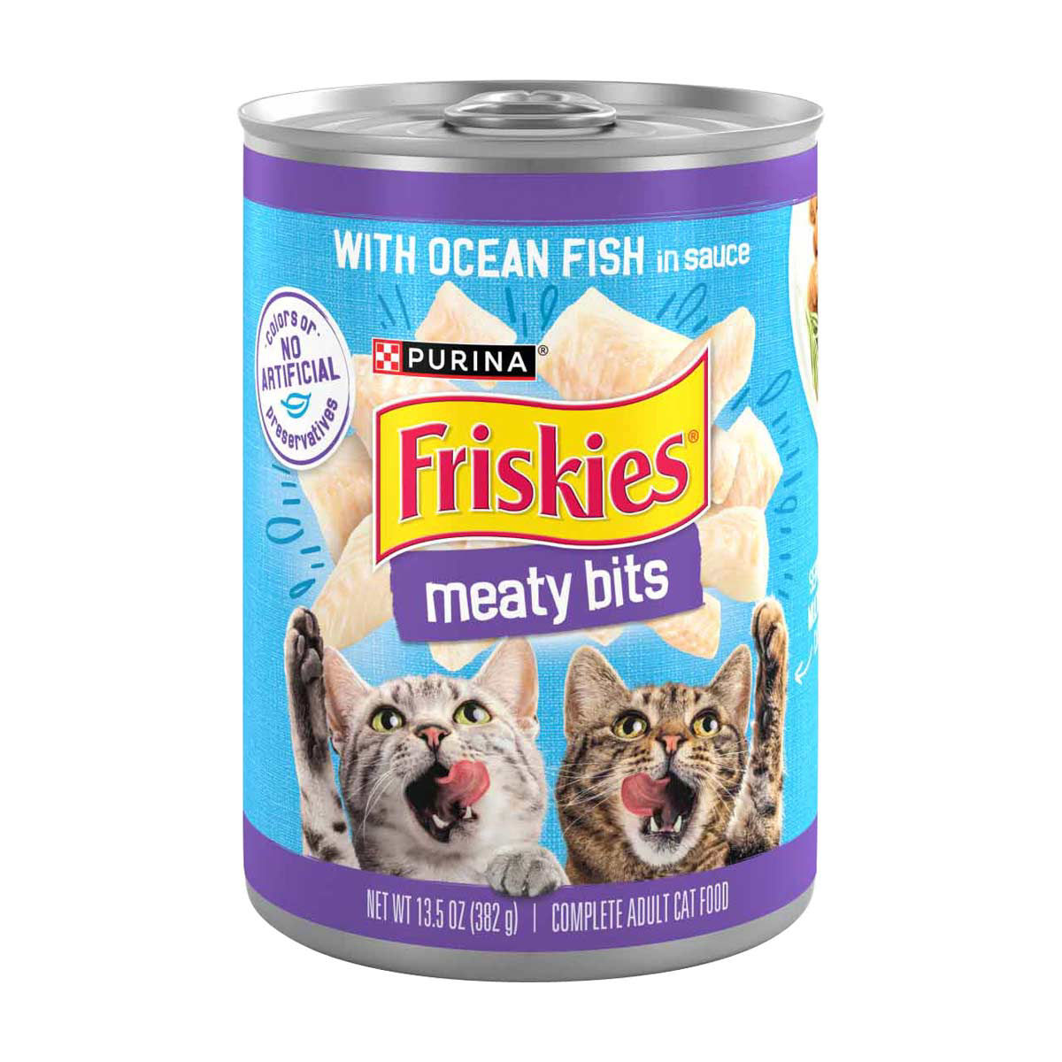Purina Friskies Meaty Bits With Ocean Fish in Sauce Multi Cat Wet Cat Food