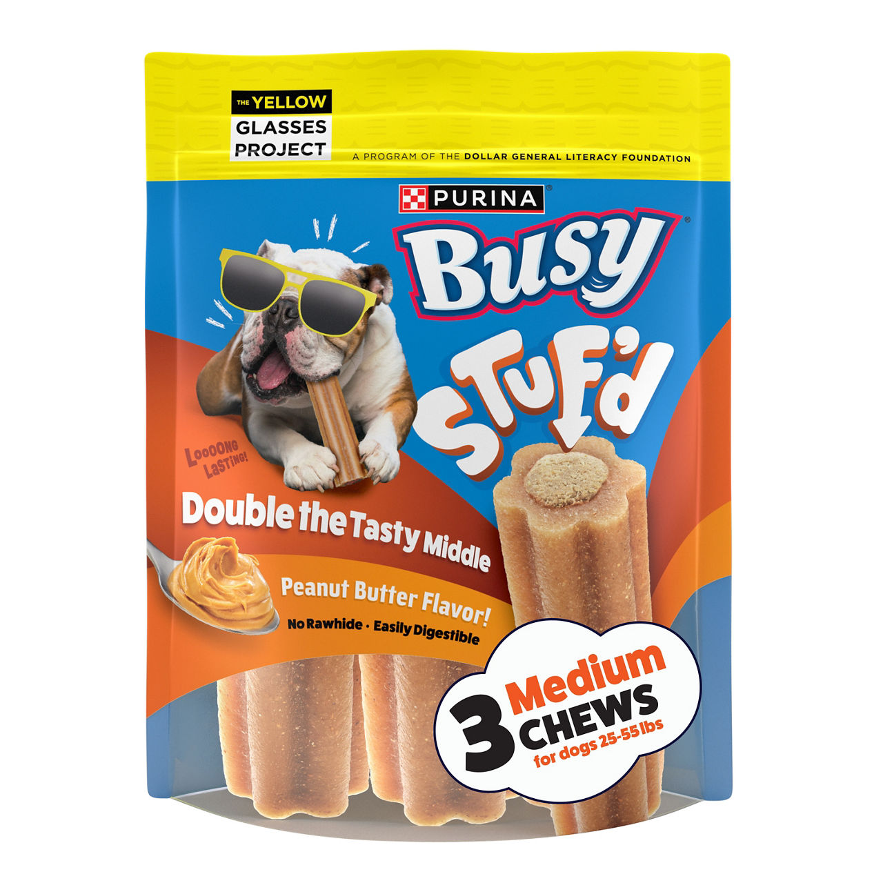 Purina Busy Stuf’d Peanut Butter Flavor Long Lasting Dog Chews