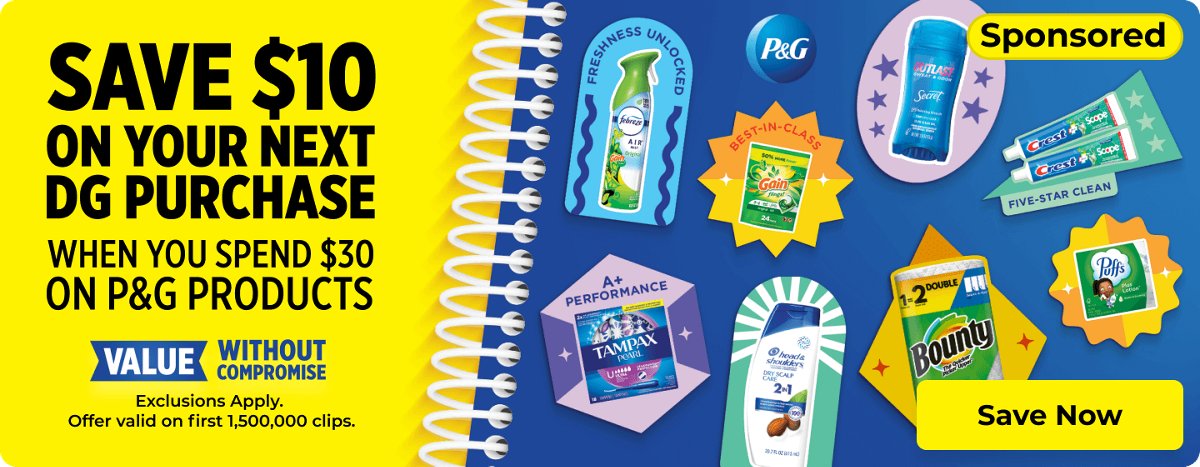 P&G Savings