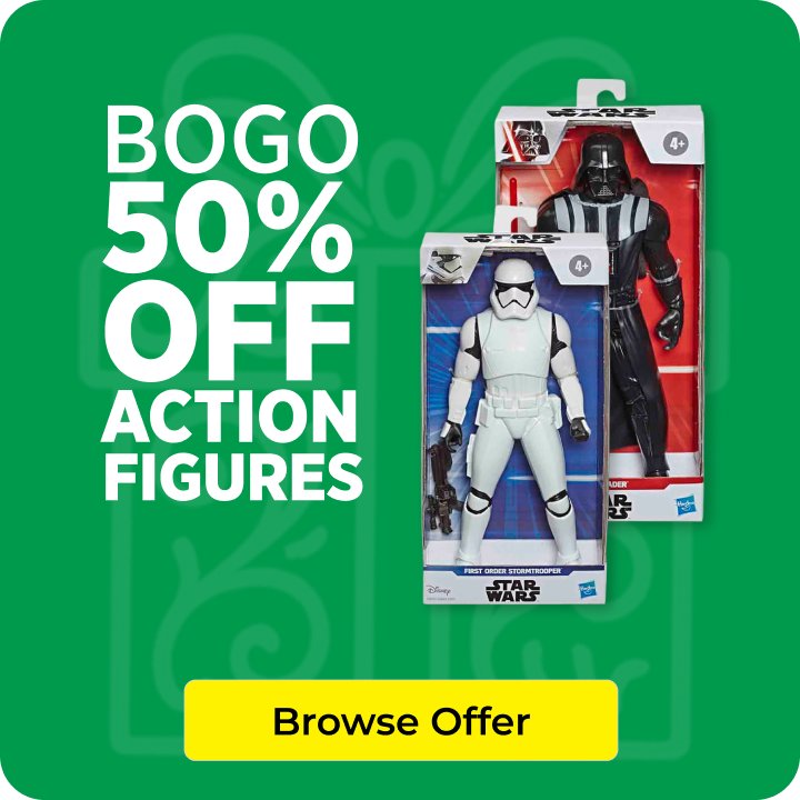 BOGO 50% OFF Action Figures