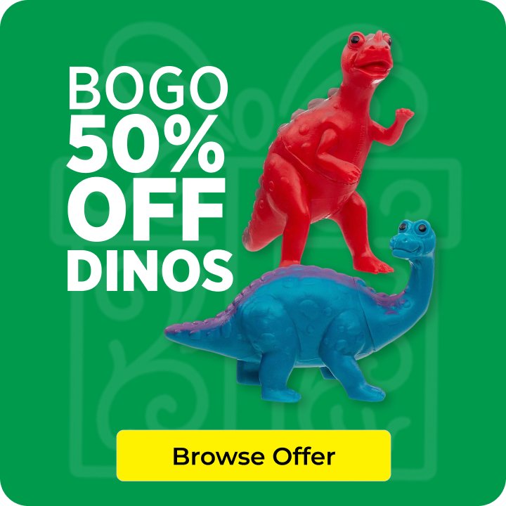BOGO 50% OFF Dinos