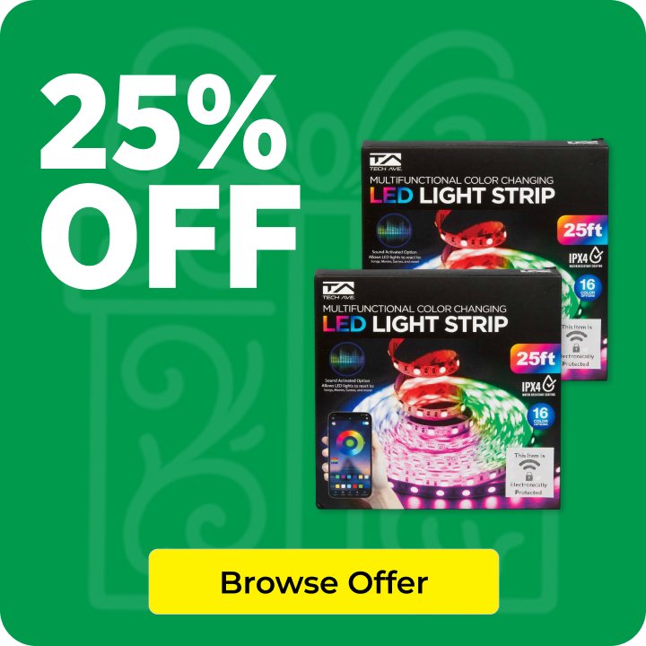 25% OFF Led Light Strips
