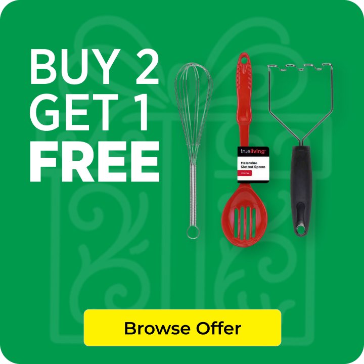 Buy 2 Get 1 Free Trueliving Kitchen Gadgets