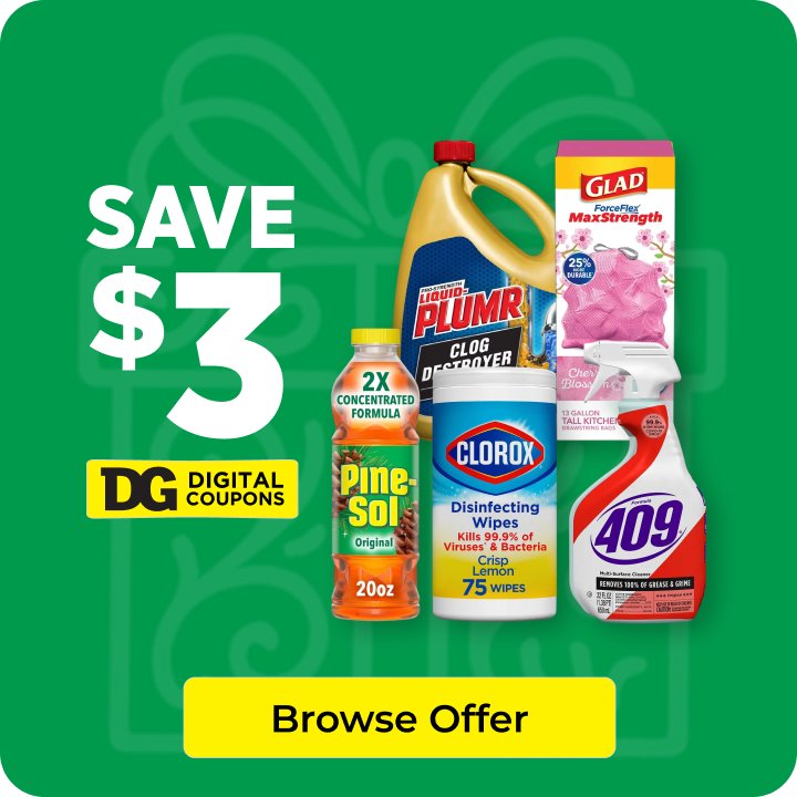 Save on Cleaning Items