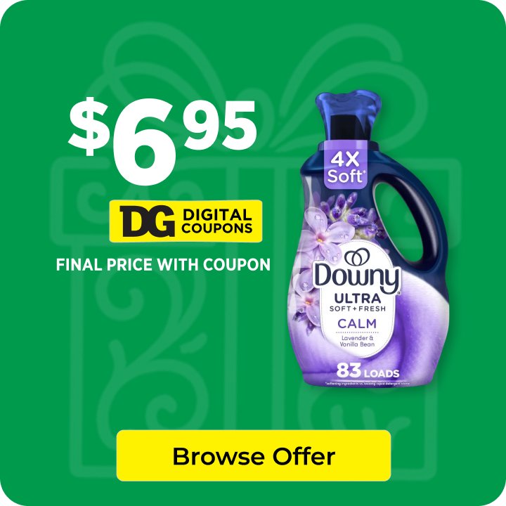 $6.95 Sale on Downy