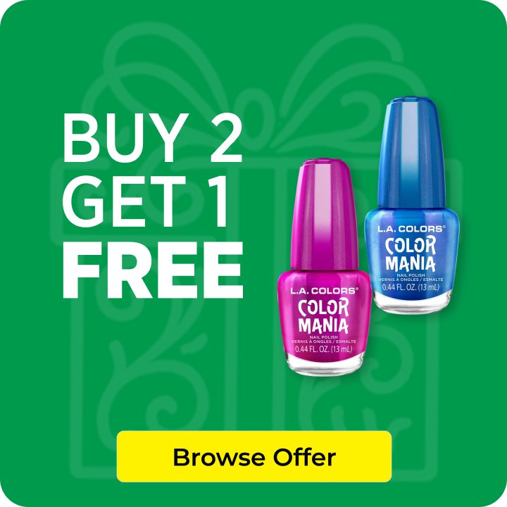Buy 2 Get 1 Free Nail Polish