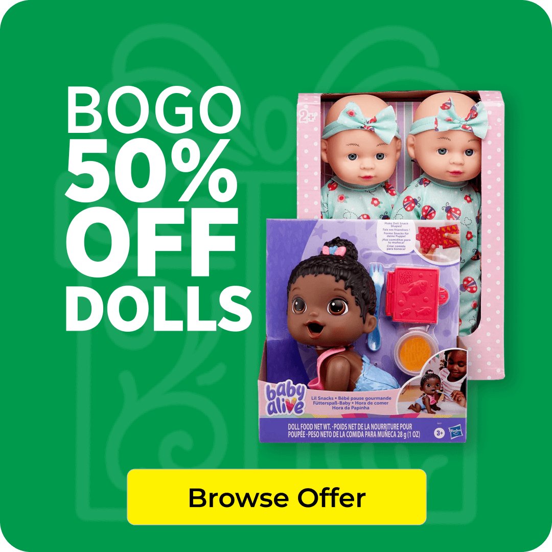 BOGO 50% OFF Dolls