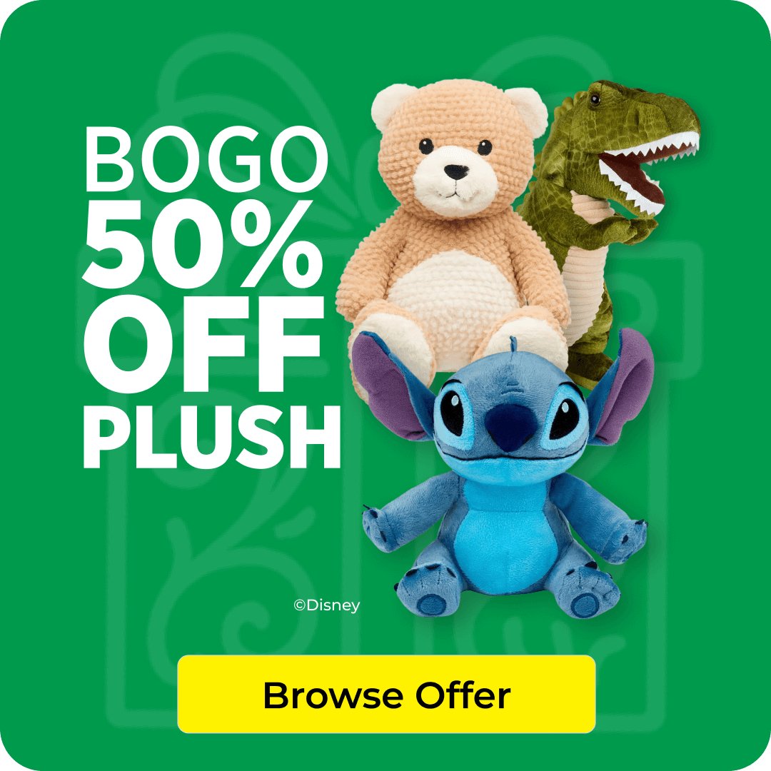 BOGO 50% OFF Plush