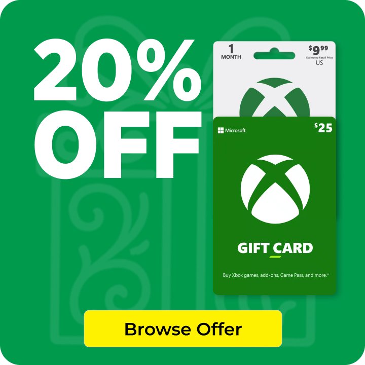 20% Off Gift Cards