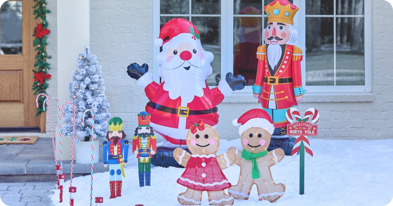 Outdoor holiday decor