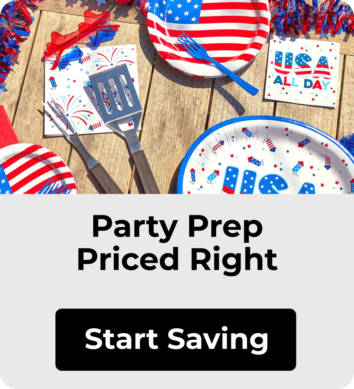 Last-min 4th of July Party Prep