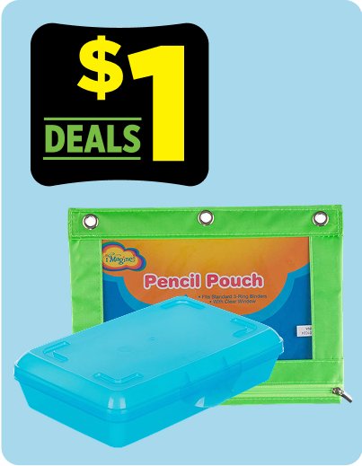 $1 pencil pouches
