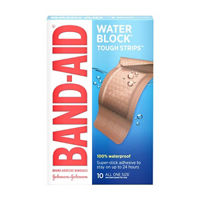 Band-Aid Brand Water Block Tough Strips Bandages, Extra Large, 10 ct