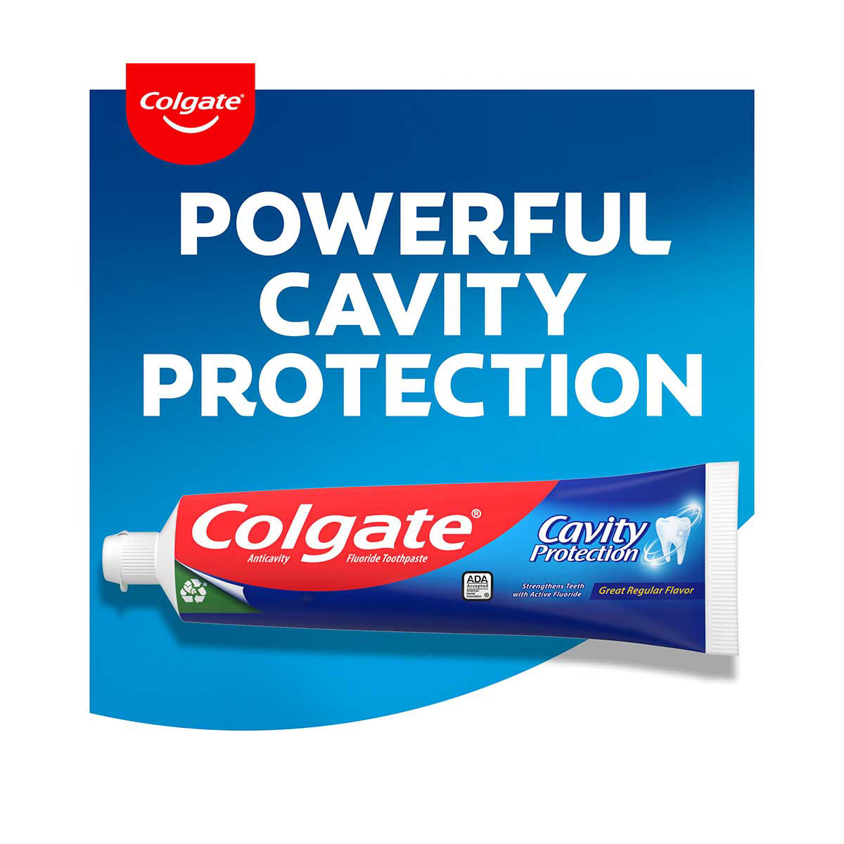Colgate Cavity Protection Toothpaste with Fluoride, Great Regular Flavor - 6.0 O