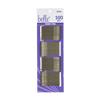 Belle Bobby Pins Brown, 100 Count