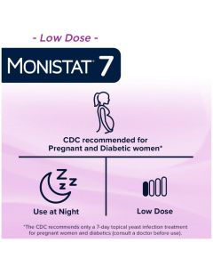 Monistat 7-Day Yeast Infection Treatment, 2 pc