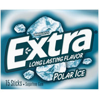 EXTRA Gum Polar Ice Sugar Free Chewing Gum,