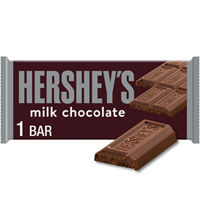 HERSHEY'S Milk Chocolate Candy Bar, 1.55 oz