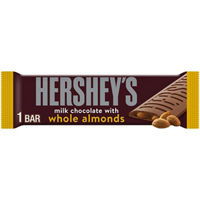 HERSHEY'S Milk Chocolate with Whole Almonds Candy Bar,