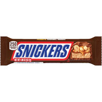 SNICKERS Chocolate Candy Bar, Full Size 1.86 oz, Chocolate Snacks