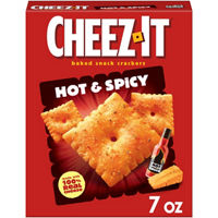 Cheez-It Cheese Crackers Hot and Spicy, Baked Snack