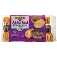 Clover Valley Assorted Sandwich Creme Cookies, 25 oz