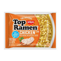 Nissin Top Ramen Ramen Noodle Soup, Chicken Flavor, 3 oz