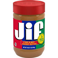 Jif Creamy Peanut Butter, 7g Protein (7% DV), 16 Oz. Jar