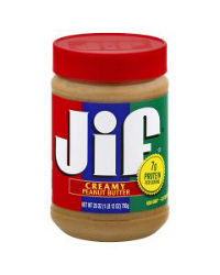 Jif Creamy Peanut Butter, 28 oz
