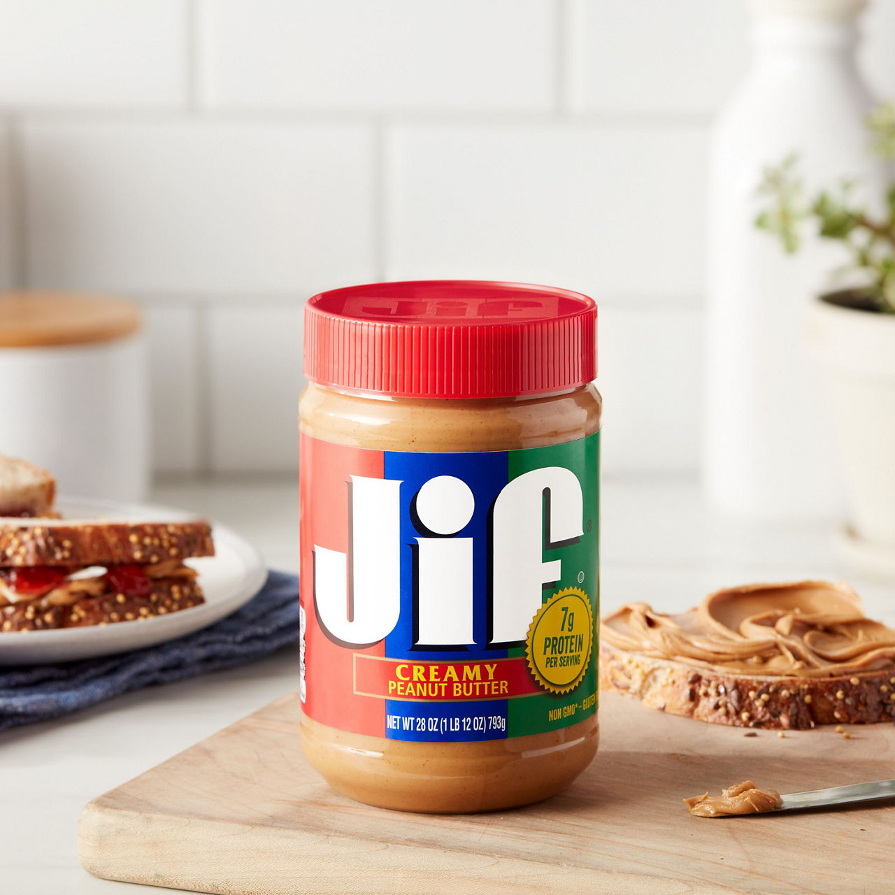 Jif Creamy Peanut Butter, 28-Ounce Jar