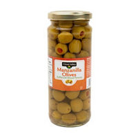 Clover Valley Stuffed Green Olives, 7 oz