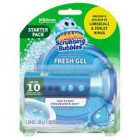 Scrubbing Bubbles Fresh Gel Toilet Cleaning Stamp, Rainshower,