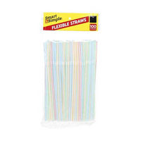 Flexible Straws, 100 Count