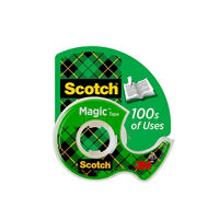 Scotch Magic Tape, Invisible, Home Office Supplies and School Supplies for College and Classrooms,  1 Tape Roll with Dispenser