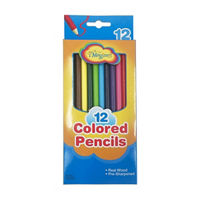 Imagine Real Wood Colored Pencils, 12 ct
