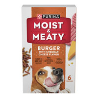Purina Moist & Meaty Burger with Cheddar Cheese