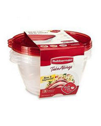 Rubbermaid TakeAlongs Medium Bowls, 3 ct