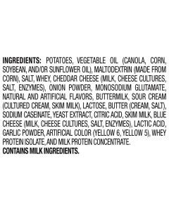 Ruffles Potato Chips Cheddar & Sour Cream Flavored, 8 oz