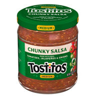 Tostitos Chunky Salsa Medium Glass Jar, 15.5 oz.