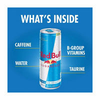Red Bull Sugar Free Energy Drink, 8.4 fl oz, Pack of 4