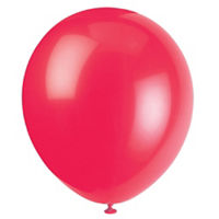 9" Latex Balloons, 20 Count, Red