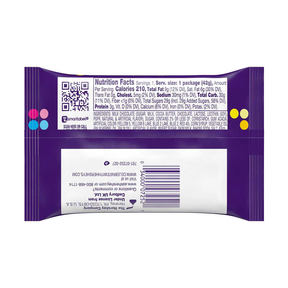 CADBURY MINI EGGS Milk Chocolate with a Crisp Sugar Shell, Easter Candy Treat Bag, 1.5 oz