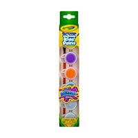 Crayola Washable Paint Pots, Glitter Paints, 6 Count
