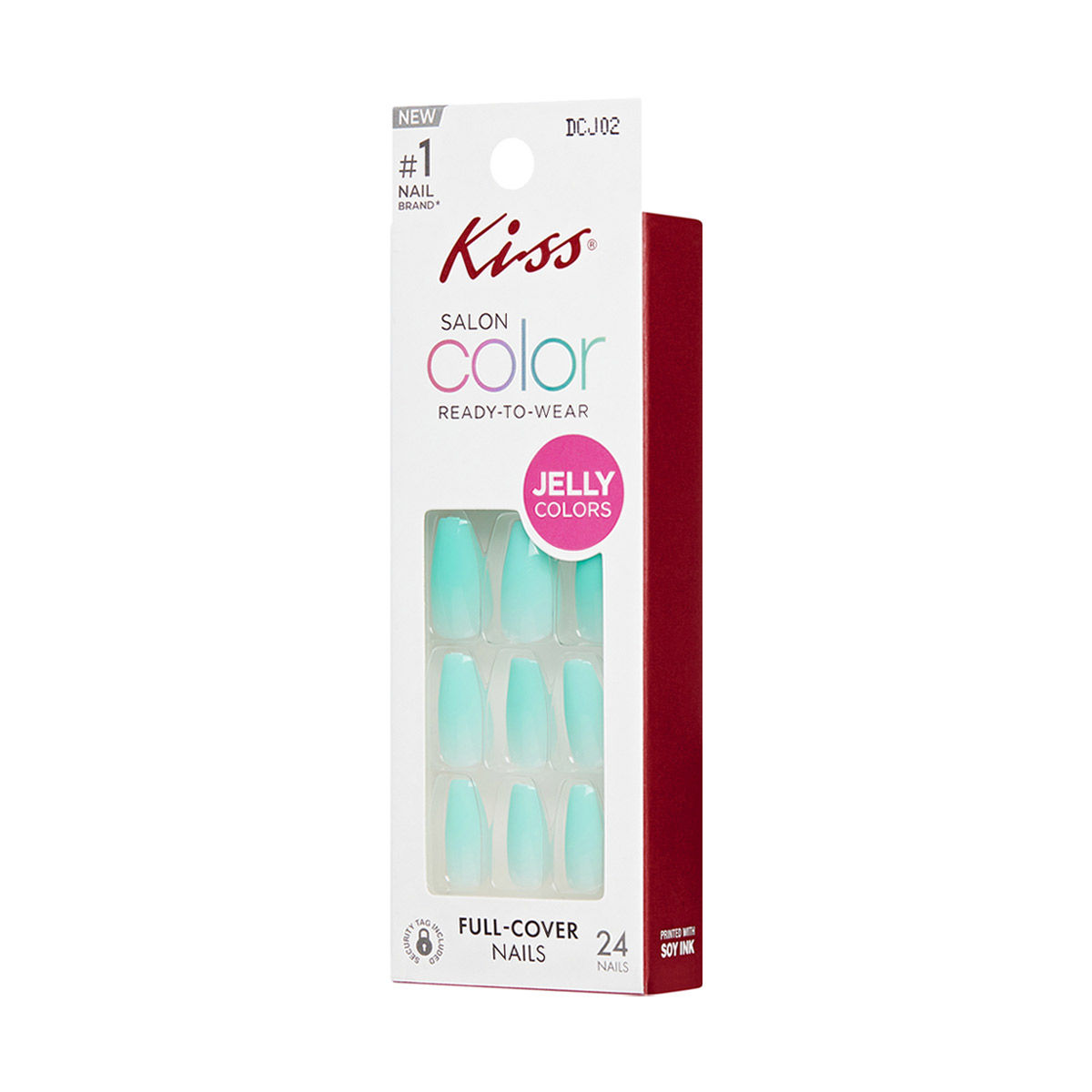 Kiss Pink Gel Nail Glue, 2 Count, 0.14 oz